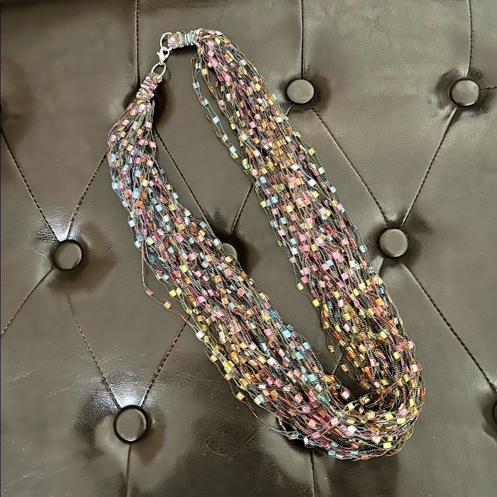Ribbon Scarf Neckkace